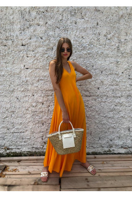 Šaty Hedviga oranžové