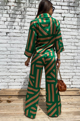 Nohavice Mode zelené