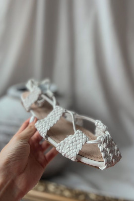 Sandále Riore biele