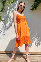 Šaty Agnese oranžové