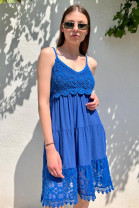 Šaty Agnese modré