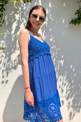 Šaty Agnese modré