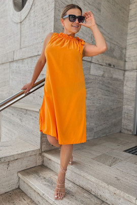 Šaty Alfio bledšie oranžové