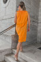 Šaty Alfio bledšie oranžové
