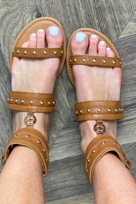 Sandále Kolora hnedé