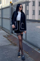 Kabát Simonetta čierny