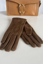 Kamel hnedé zateplené rukavice
