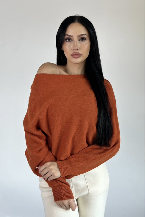 Oranžový pulover Petronia