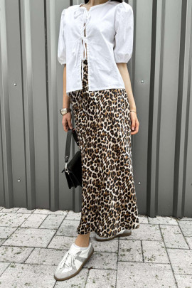 Leopardia sukňa Krystal