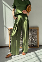 Zelené nohavice Valerio