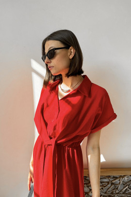 Červené šaty Elenor