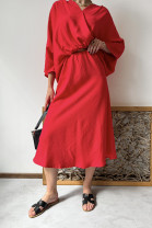 Červená sukňa Berta