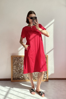Červené šaty Zinua